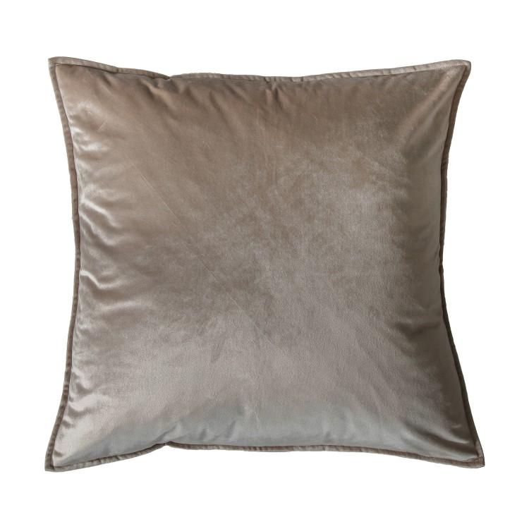 Gallery Interiors Meto Velvet Oxford Oyster Cushion Outlet