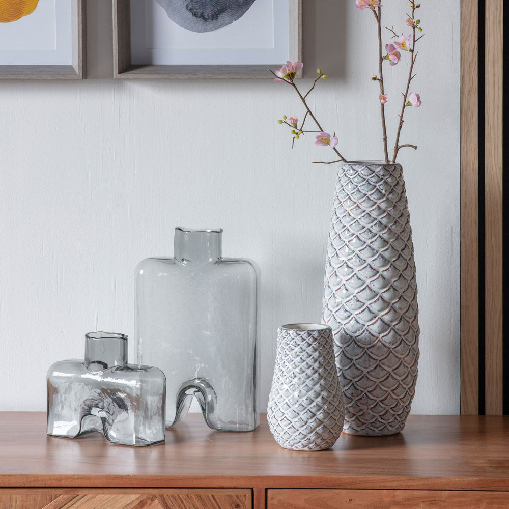 Product photograph of Gallery Interiors Marly Bottle Grey Vase Large from Olivia's.