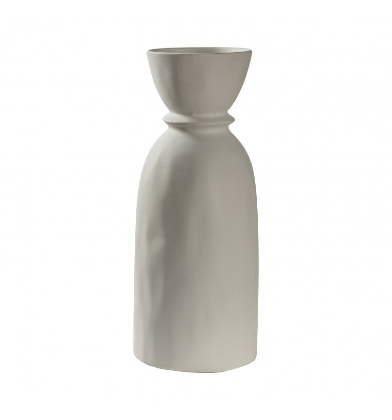 Product photograph of Olivia S Inca White Vase from Olivia's