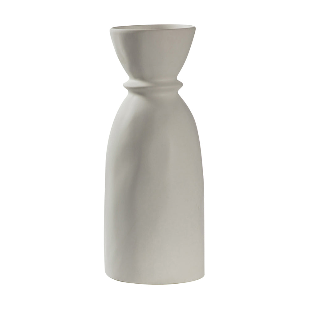 Product photograph of Gallery Interiors Takada Bottle Vase White from Olivia's.