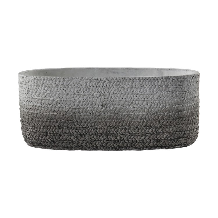 Product photograph of Gallery Interiors Bako Hombre Oval Pot from Olivia's