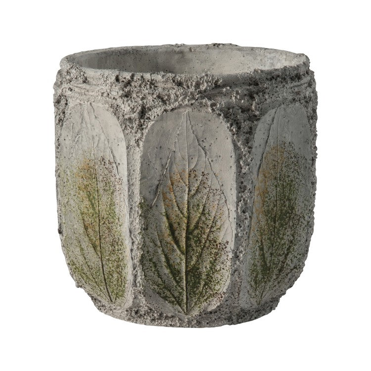 Product photograph of Gallery Interiors Borela Rustic Green Pot Large from Olivia's