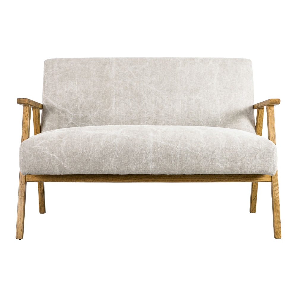 Product photograph of Gallery Interiors Neyland 2 Seater Natural Sofa from Olivia's.