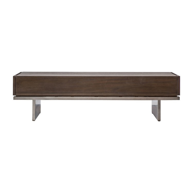 Gallery Direct Como 2 Drawer Brown Coffee Table