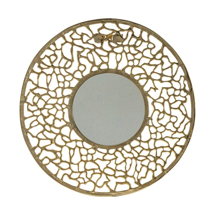 Product photograph of Gallery Interiors Verdant Gold Wall Mirror Small from Olivia's