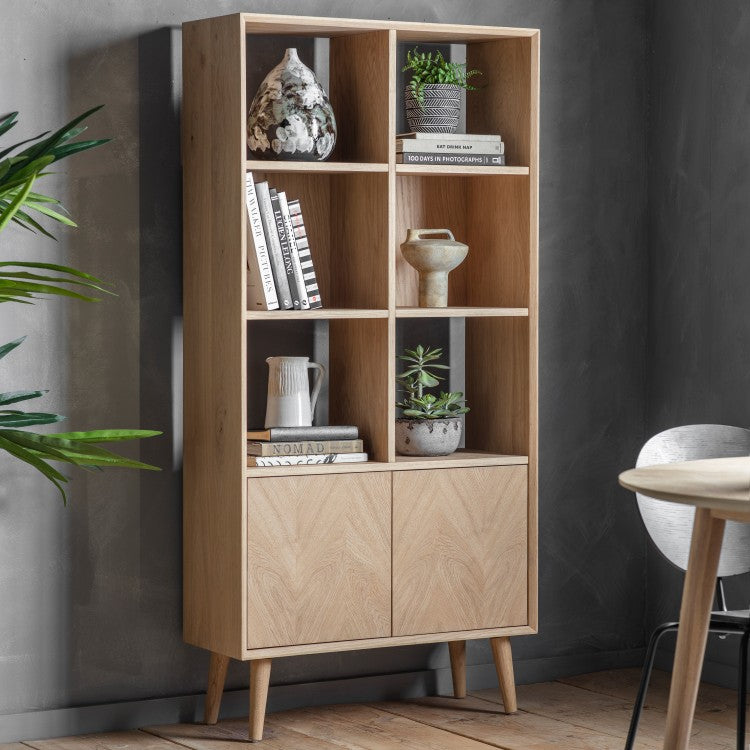 Product photograph of Gallery Interiors Milano 2 Door Display Cabinet from Olivia's.