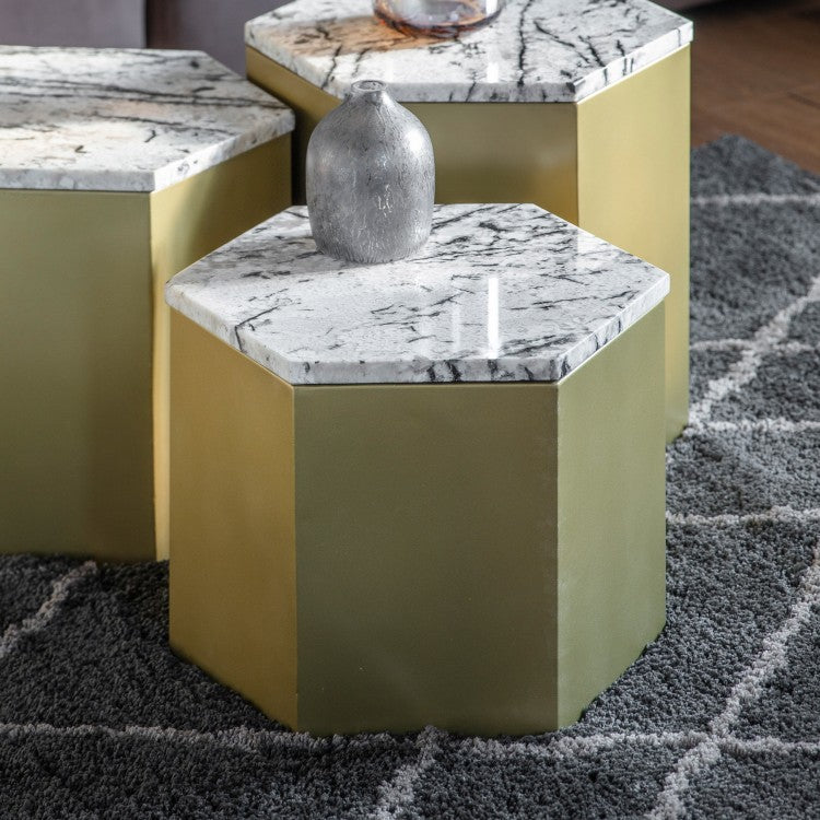 Product photograph of Gallery Interiors Lydden Side Table Large from Olivia's