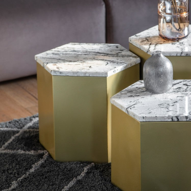 Product photograph of Gallery Interiors Lydden Side Table Medium from Olivia's.
