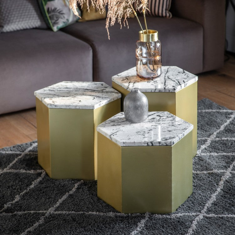 Product photograph of Gallery Interiors Lydden Side Table Large from Olivia's.