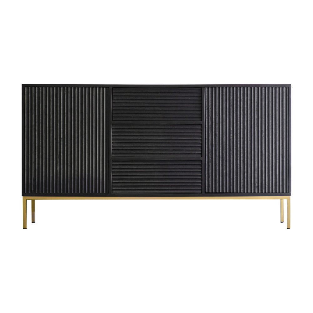 Product photograph of Gallery Interiors Ripple 2 Door 3 Drawer Sideboard from Olivia's.