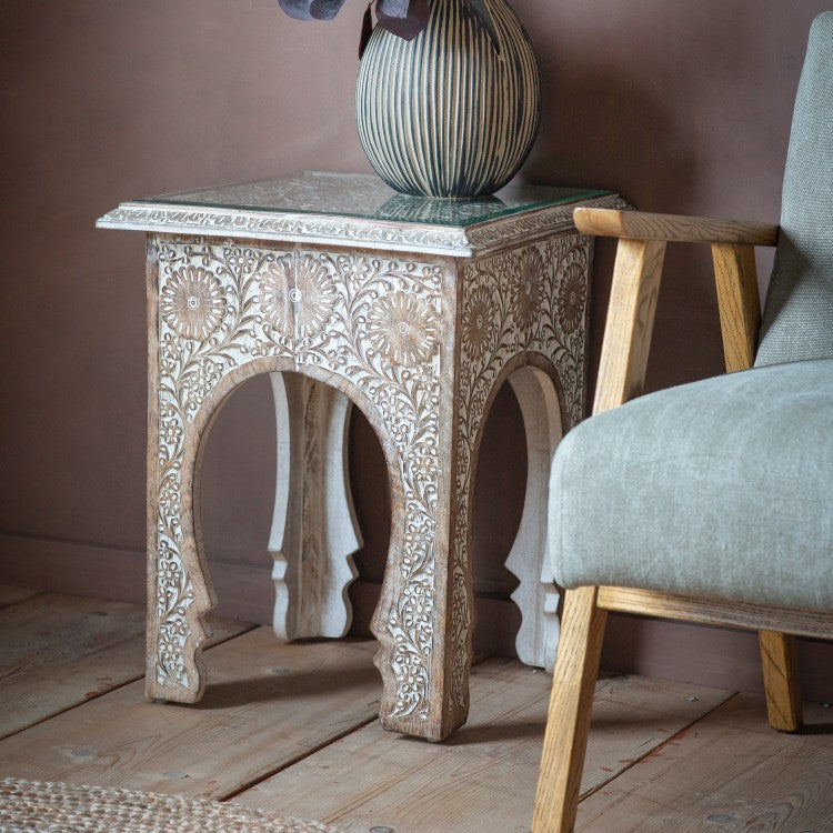 Gallery Direct Mumbai Square Side Table