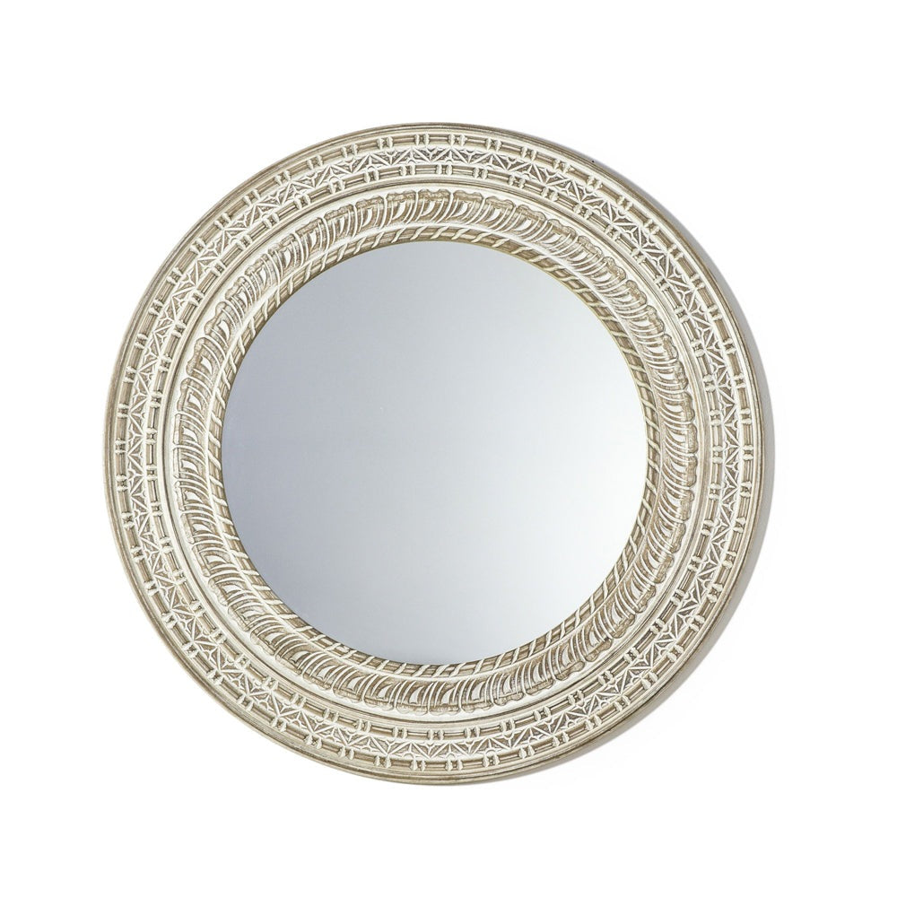 Product photograph of Gallery Interiors Kota Grey Wall Mirror from Olivia's