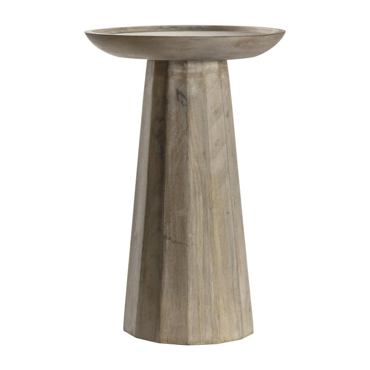 Product photograph of Gallery Interiors Danaway White Wash Side Table from Olivia's