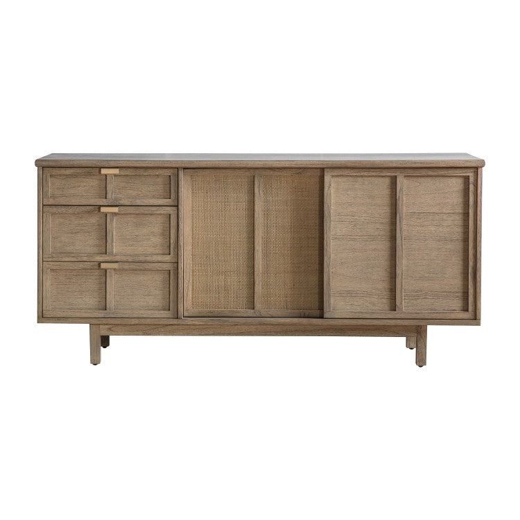 Product photograph of Gallery Interiors Kyoto 3 Drawer 2 Door Sideboard from Olivia's