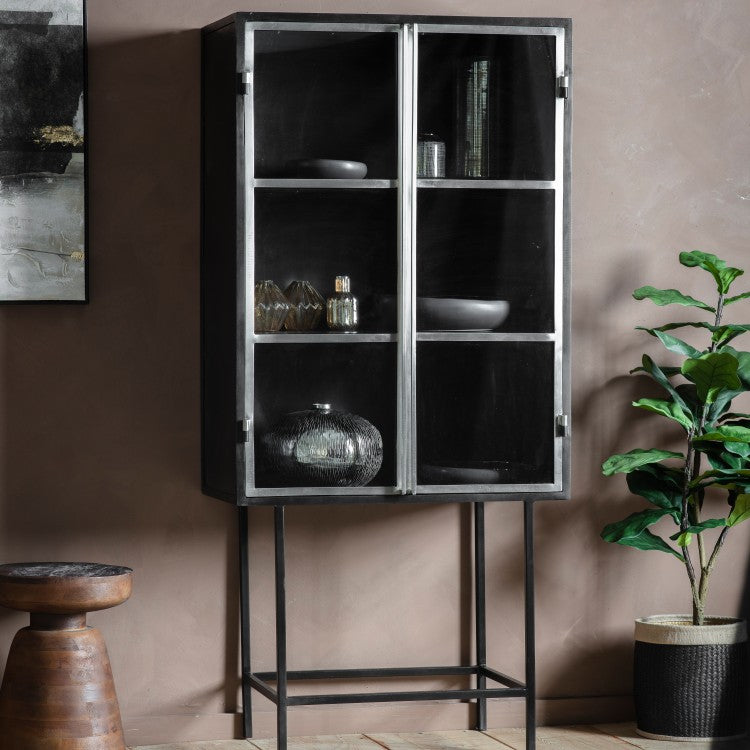 Product photograph of Gallery Interiors Kilkenny Drinks Cabinet from Olivia's