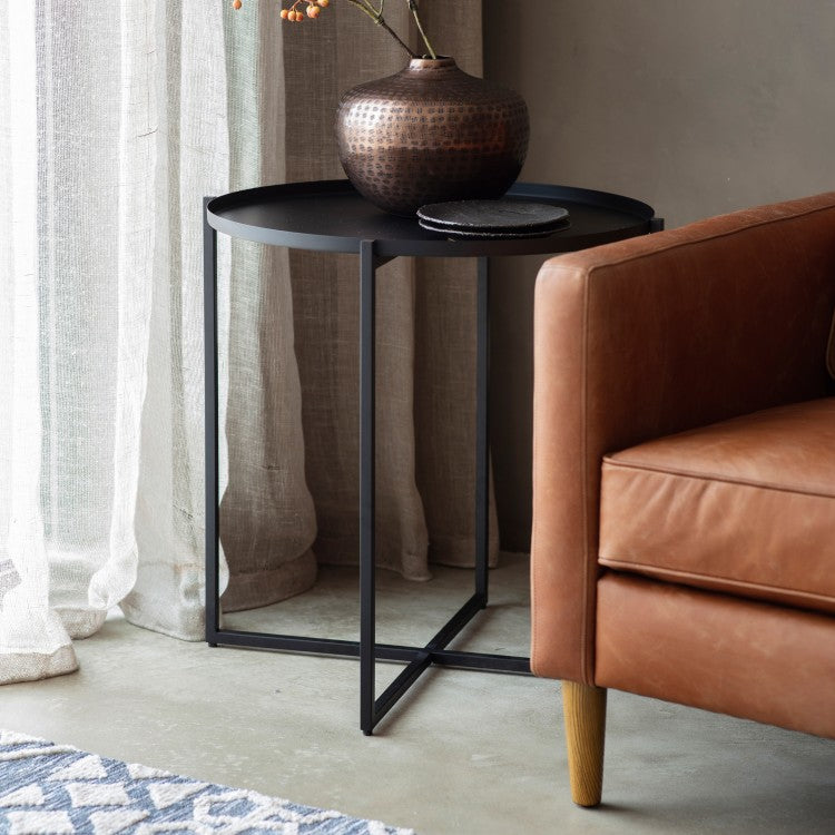 Product photograph of Gallery Interiors Balotra Coffee Table In Black from Olivia's