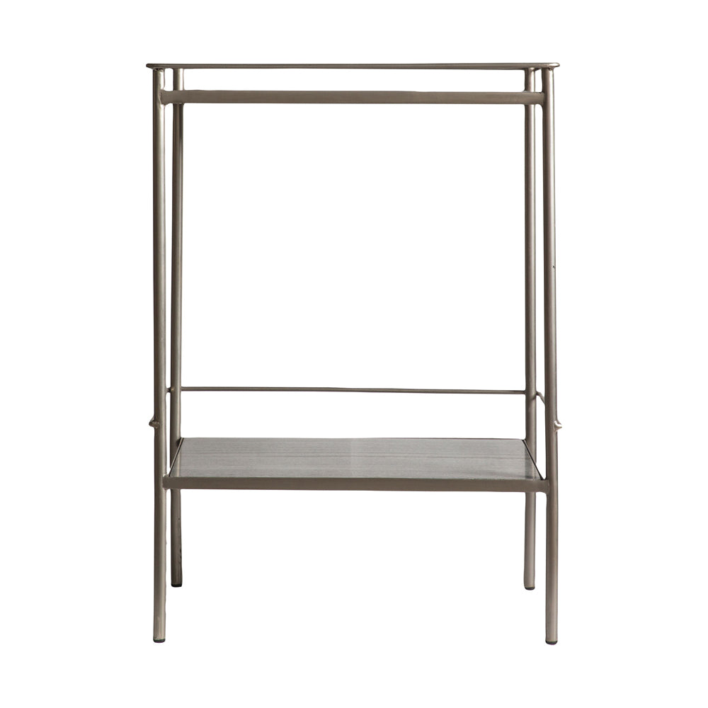 Product photograph of Gallery Interiors Borley Side Table In Silver from Olivia's.
