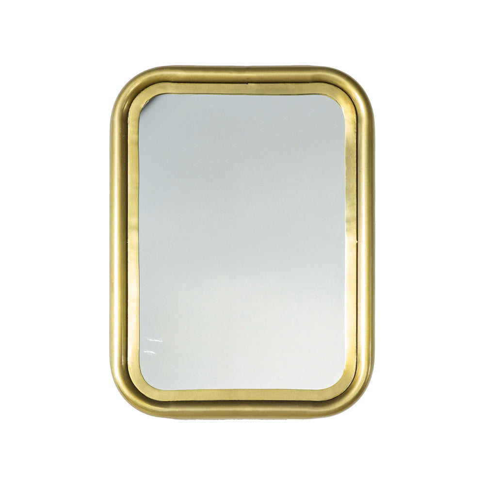 Product photograph of Gallery Interiors Eindhoven Brass Wall Mirror Medium from Olivia's.