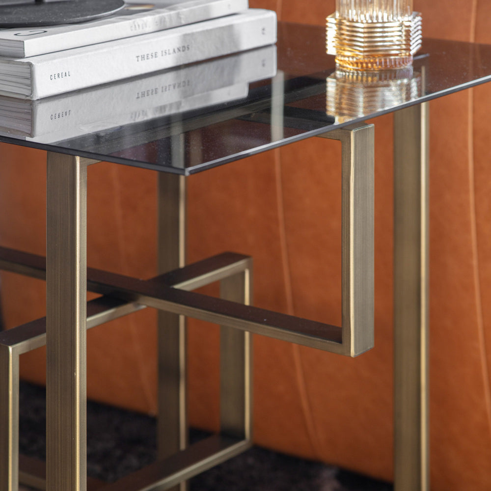 Product photograph of Gallery Interiors Thornton Side Table from Olivia's.