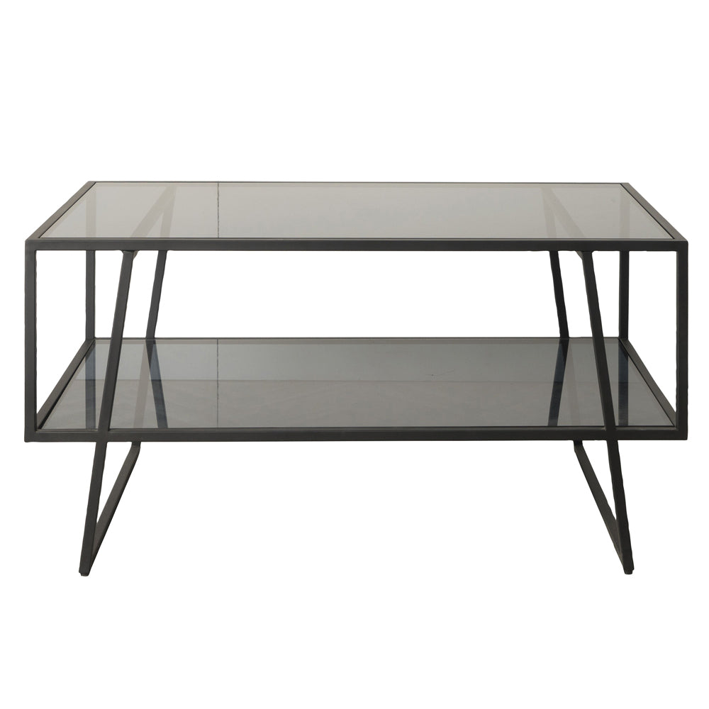 Product photograph of Gallery Interiors Putney Black Coffee Table from Olivia's.