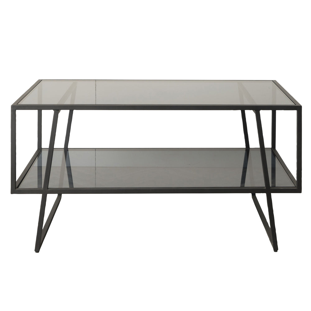 Product photograph of Gallery Interiors Putney Black Coffee Table from Olivia's