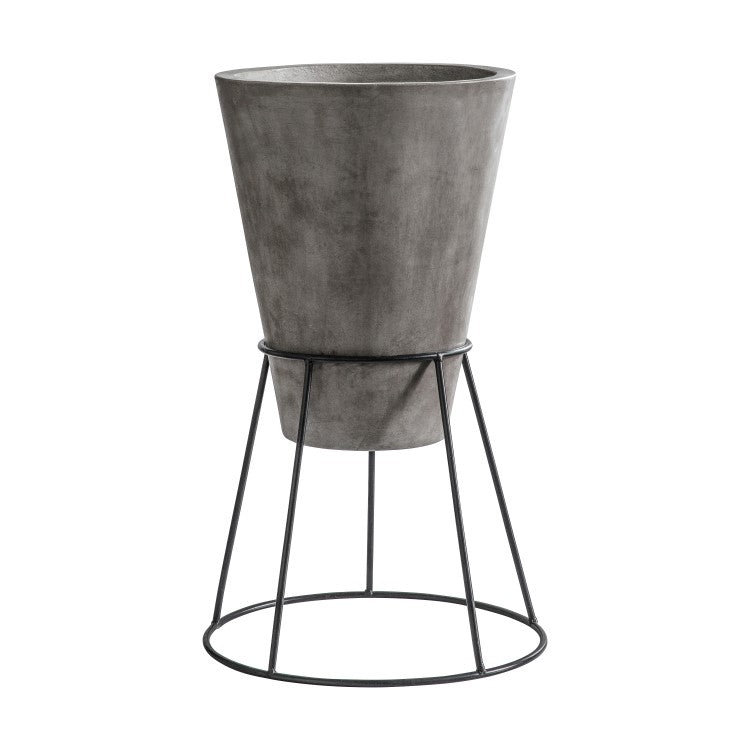 Gallery Direct Hadleigh Anthracite Planter Grey Small