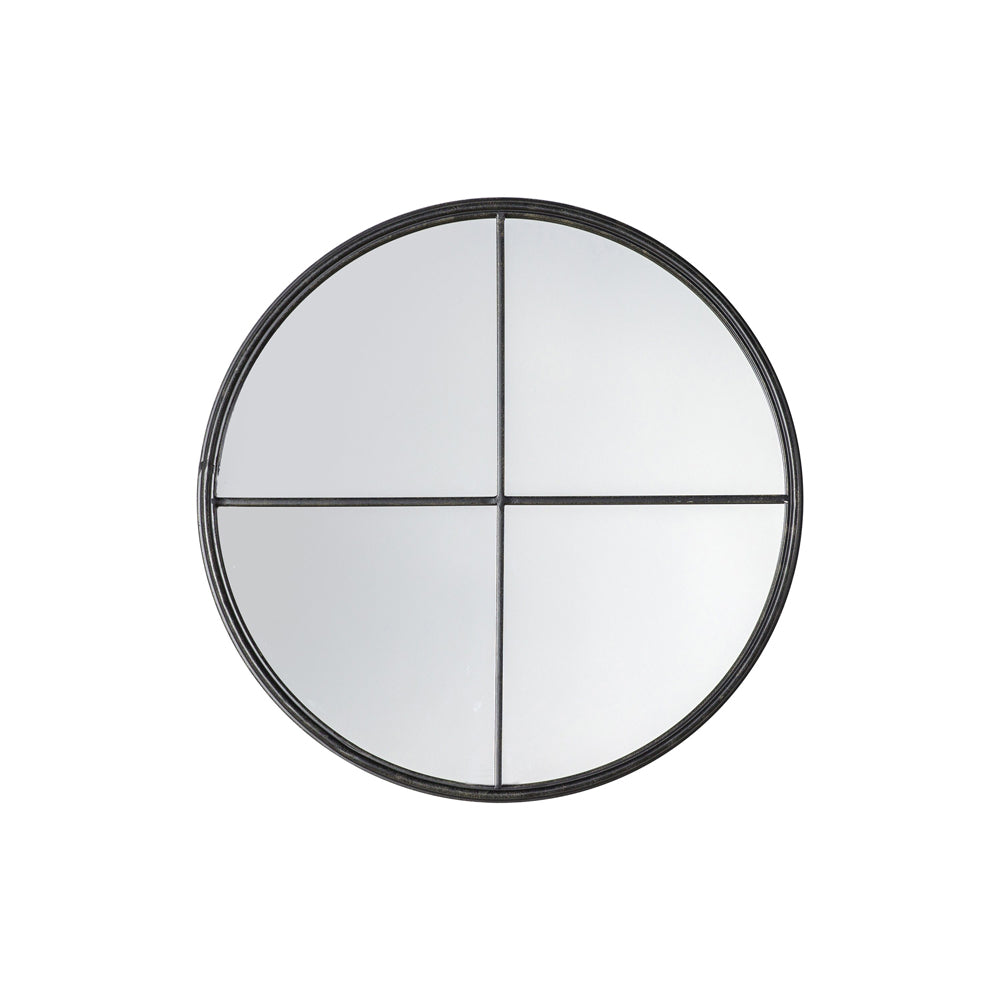 Product photograph of Gallery Interiors Frida Black Wall Mirror from Olivia's