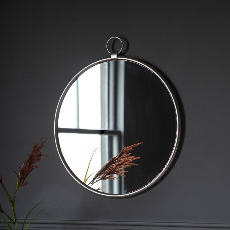 Gallery Interiors Bayswater Silver Wall Mirror