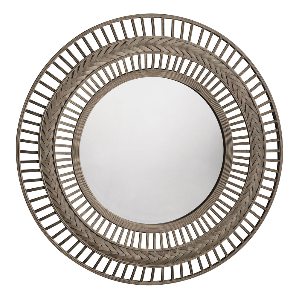 Product photograph of Gallery Interiors Zenica Grey Wall Mirror from Olivia's