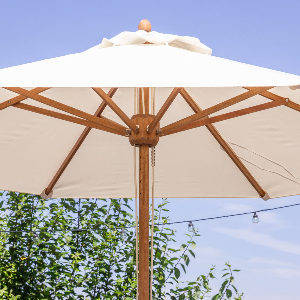 Product photograph of Gallery Outdoor Toledo Umbrella In Natural from Olivia's.