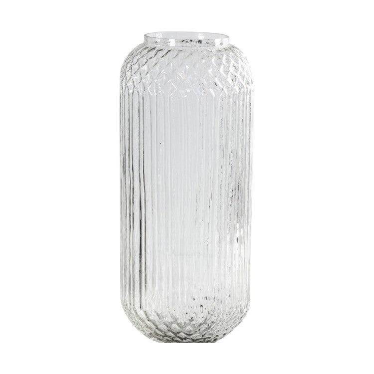 Product photograph of Gallery Interiors Besset Clear Vase from Olivia's