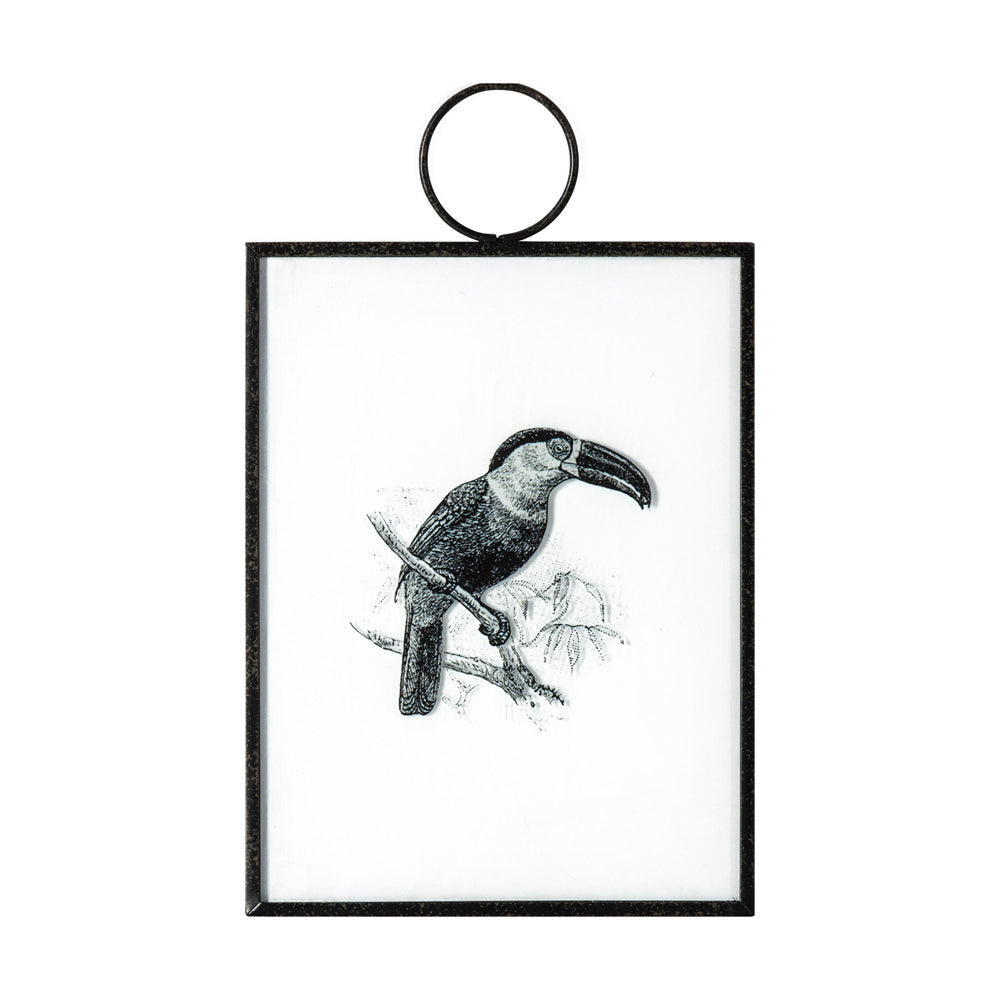 Product photograph of Gallery Interiors Set Of 2 Exotic Birds Hanging Art Wall Art from Olivia's.