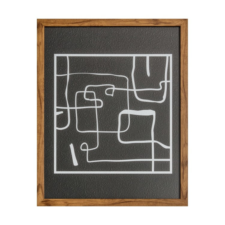 Product photograph of Gallery Interiors Ros Line Drawing Framed Wall Art from Olivia's