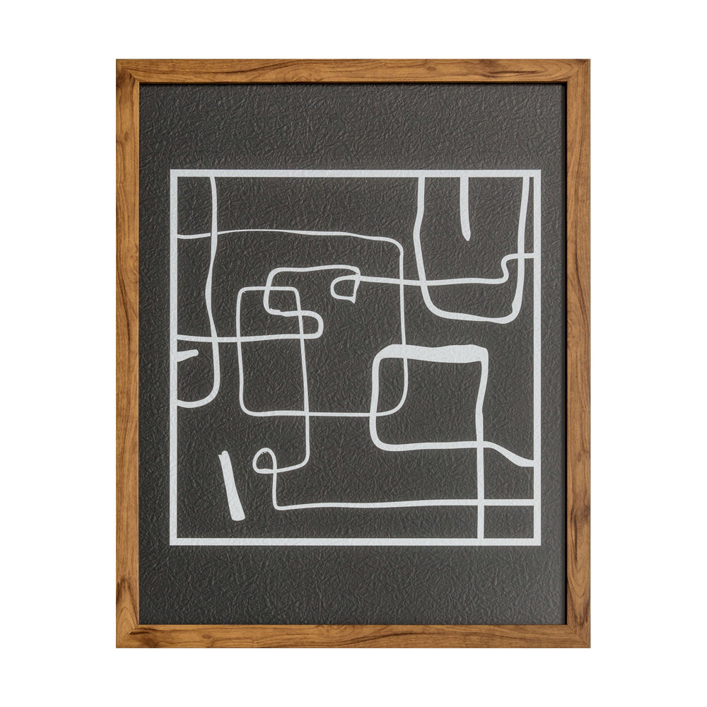 Product photograph of Gallery Interiors Ros Line Drawing Framed Wall Art from Olivia's.