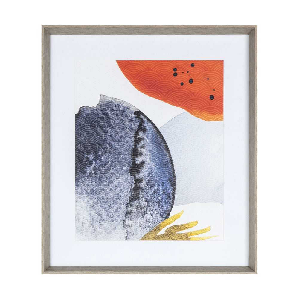 Product photograph of Gallery Interiors Overlapping Ink Abstract Framed Wall Art from Olivia's.