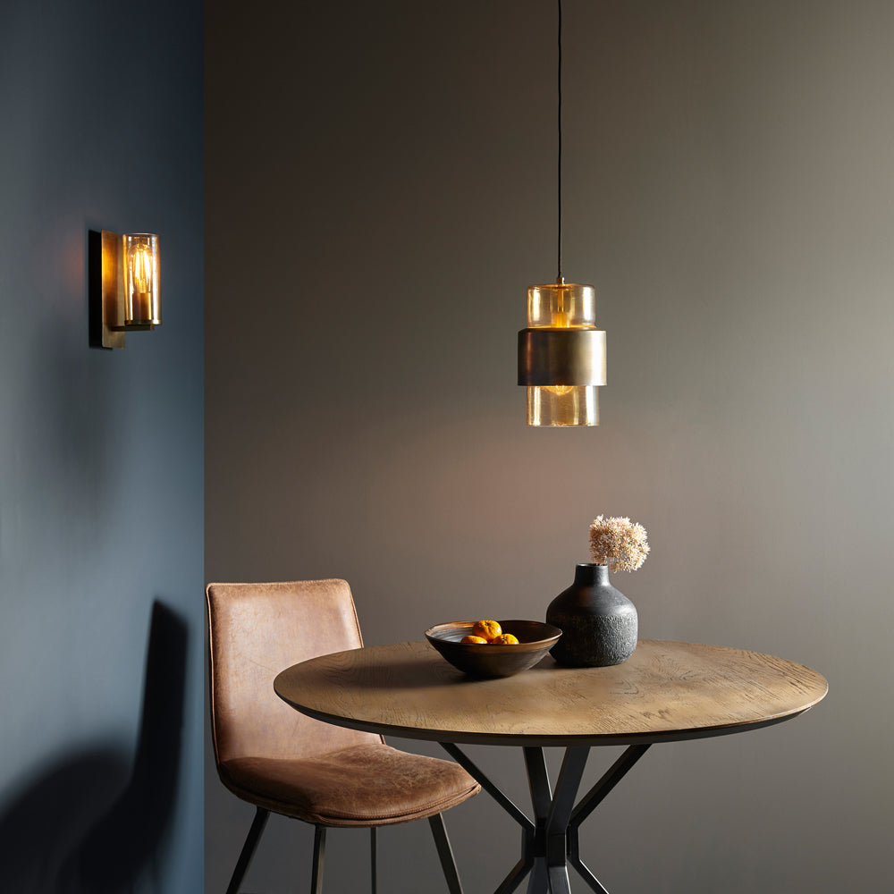 Product photograph of Olivia S Alanna Pendant Light In Antique Bronze from Olivia's.