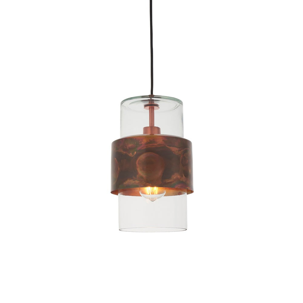 Product photograph of Olivia S Alanna Pendant Light In Light Copper from Olivia's