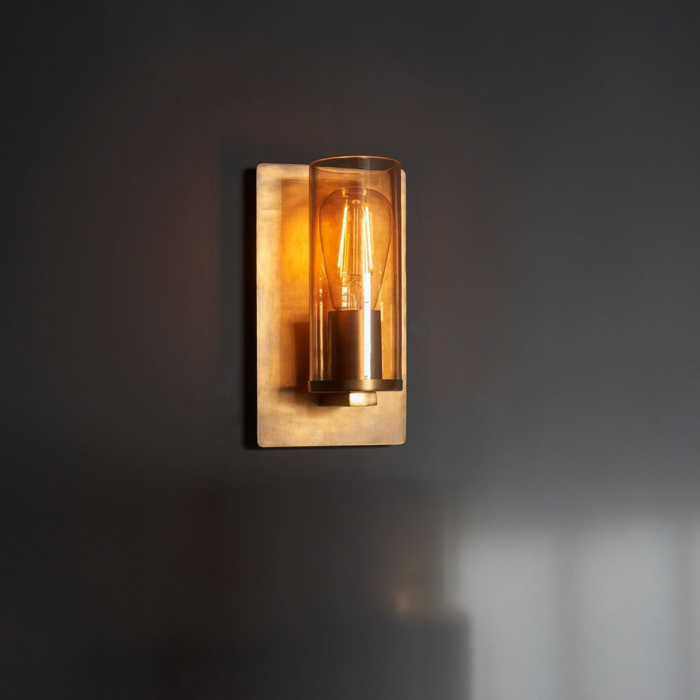 Product photograph of Olivia S Alanna Wall Light In Antique Bronze from Olivia's.