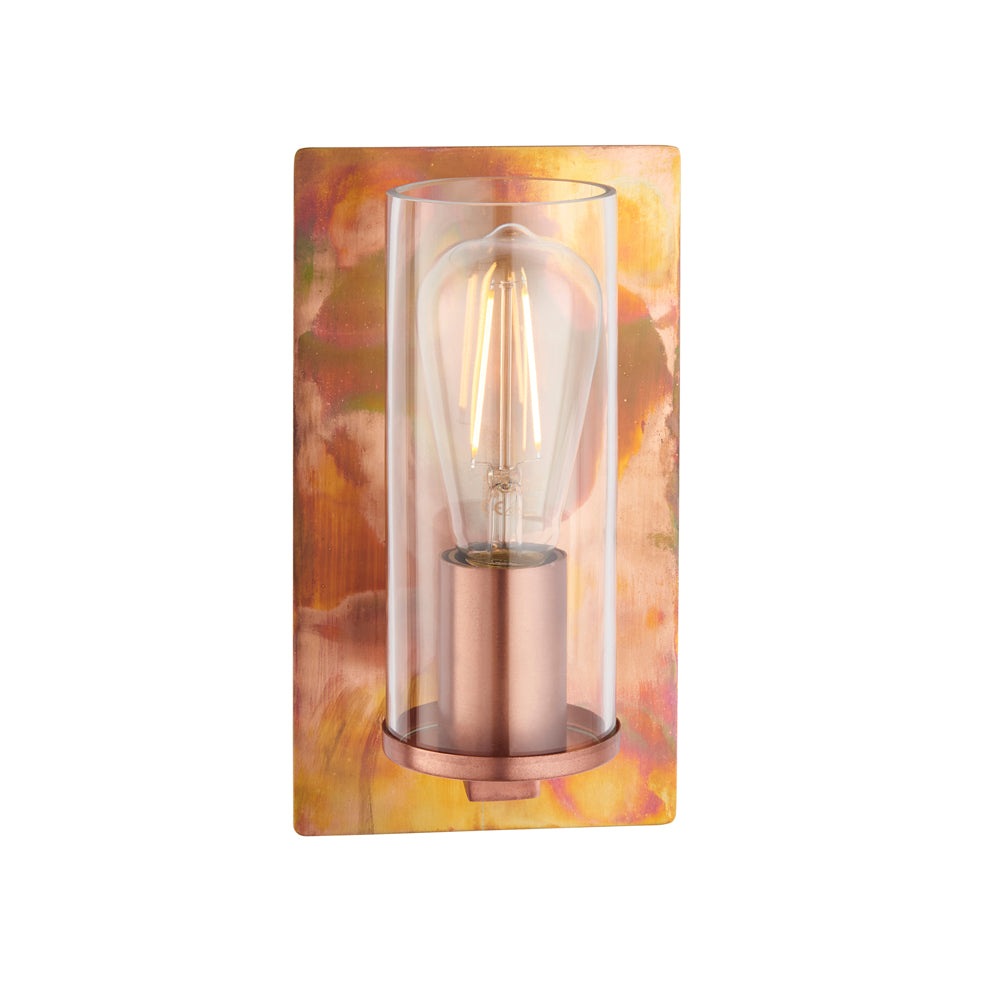 Product photograph of Olivia S Alanna Wall Light In Light Copper from Olivia's