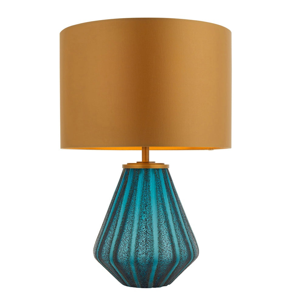 Product photograph of Olivia S Chloe Table Lamp In Turquoise Gold from Olivia's