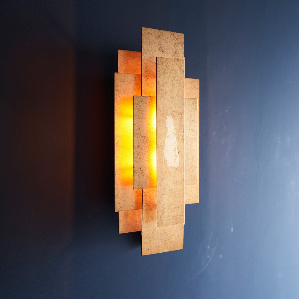 Product photograph of Olivia S Nina Wall Light In Gold from Olivia's.