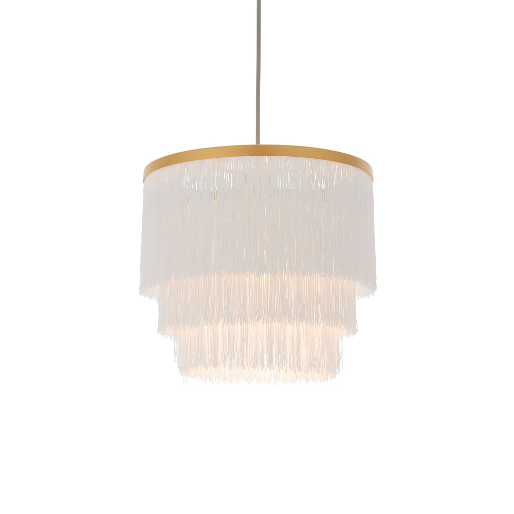 Product photograph of Olivia S Giselle 1 Small Pendant Light In Gold from Olivia's