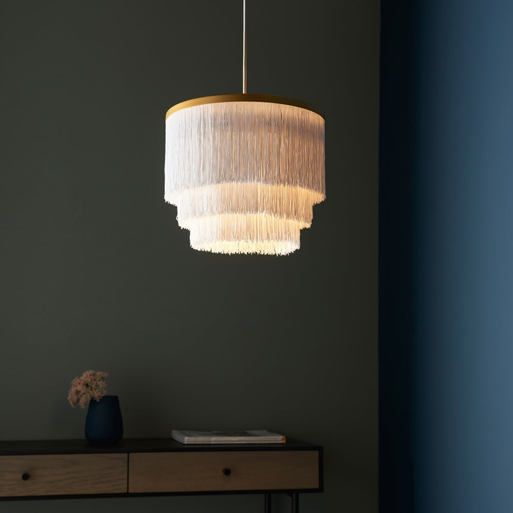 Product photograph of Olivia S Giselle 1 Small Pendant Light In Gold from Olivia's.