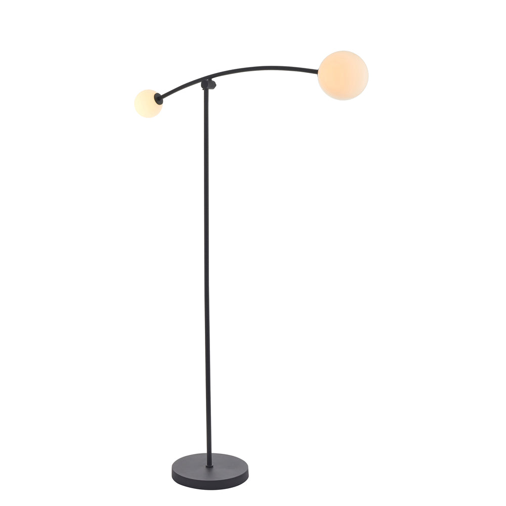 Product photograph of Olivia S Maria Floor Lamp In Black from Olivia's