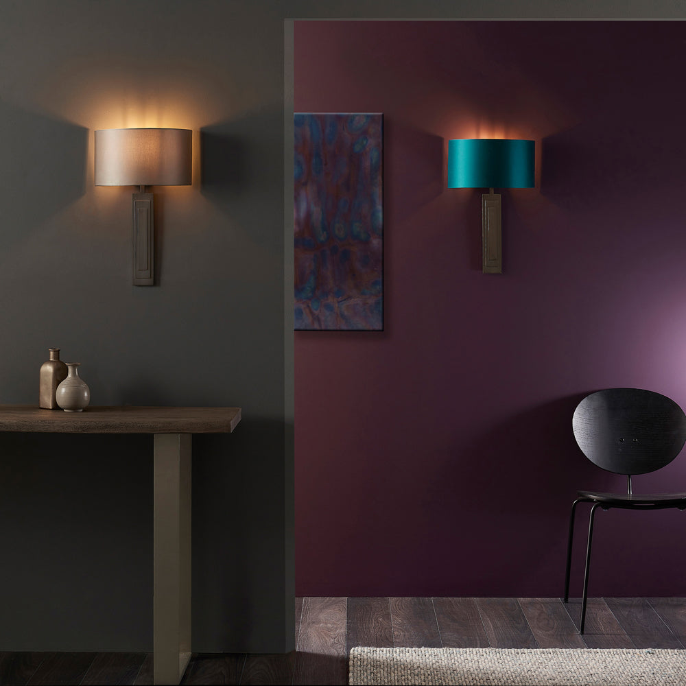 Product photograph of Olivia S Riley Wall Light In Bronze Mink from Olivia's.