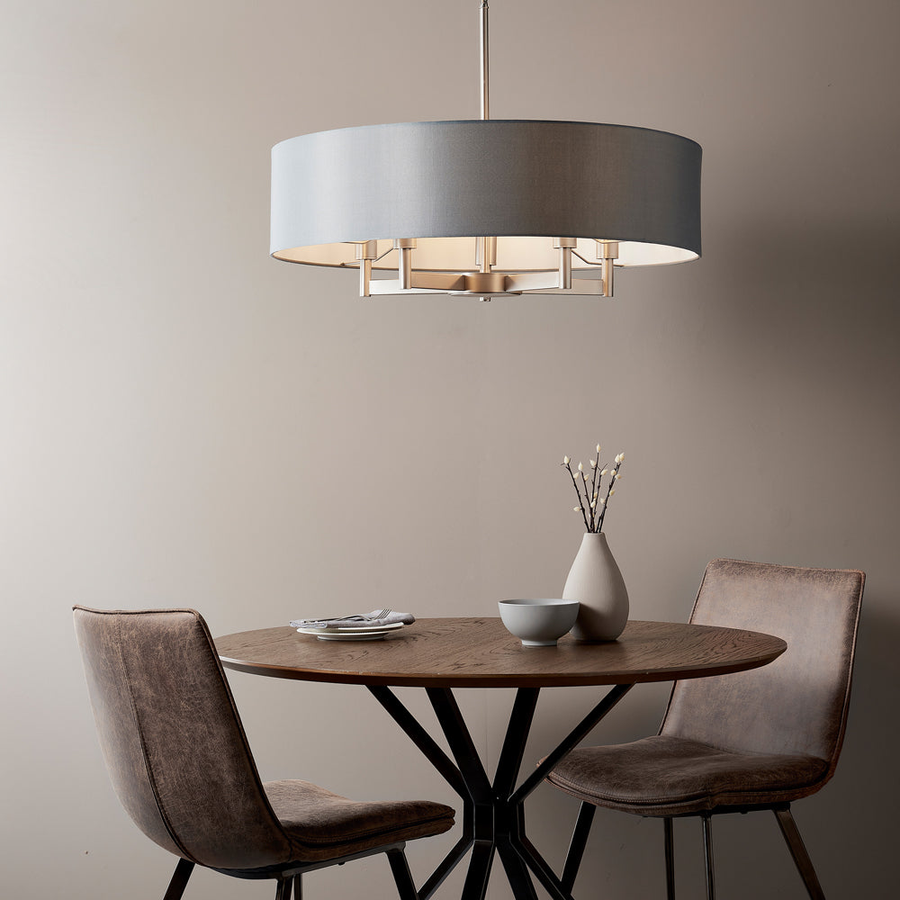Product photograph of Olivia S Blair Pendant Light In Grey from Olivia's.