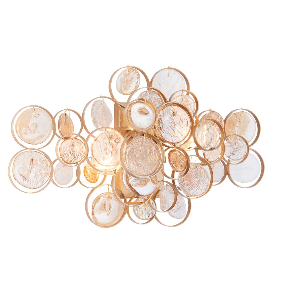 Product photograph of Olivia S Mya Wall Light In Gold from Olivia's