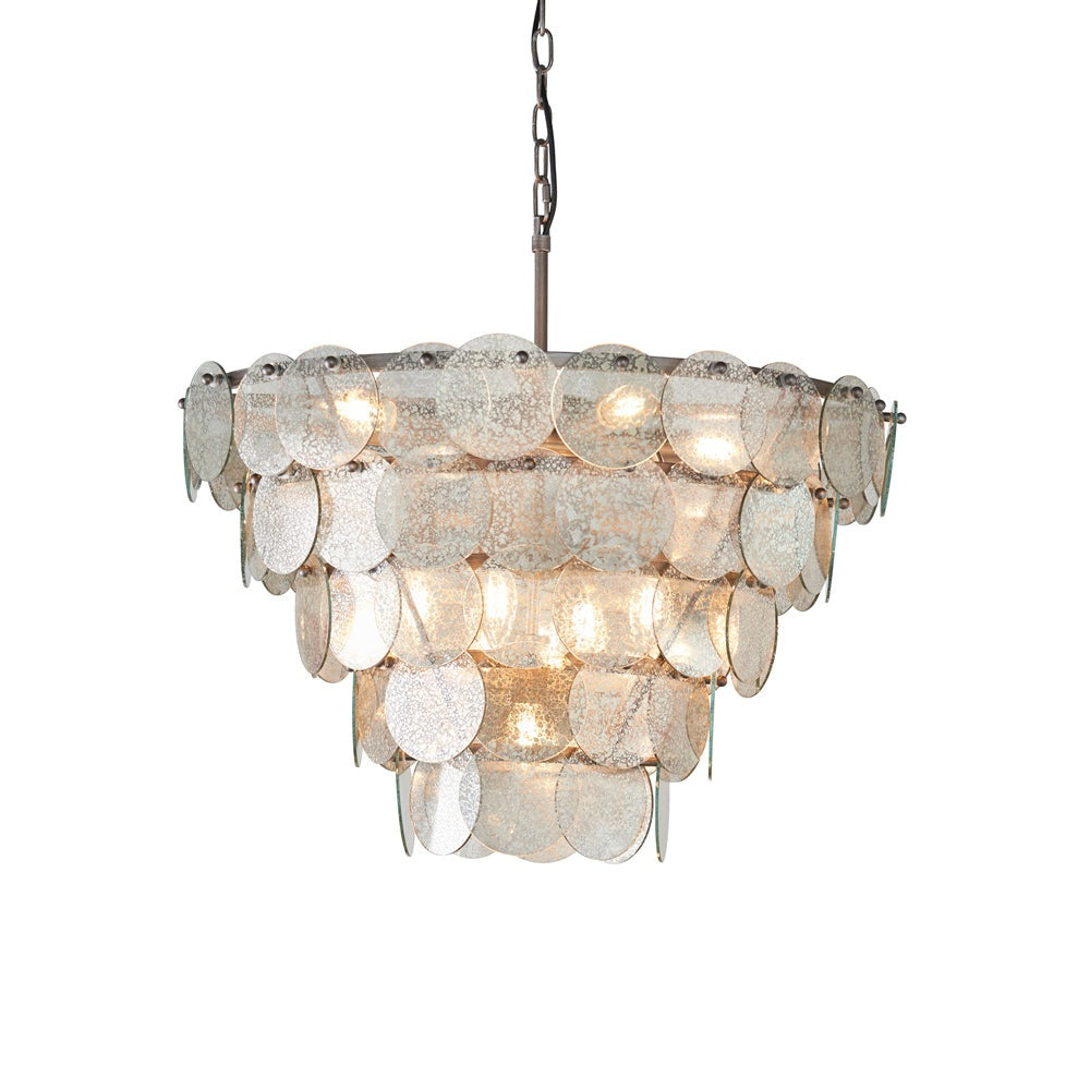 Product photograph of Olivia S Madison Pendant Light In Silver from Olivia's