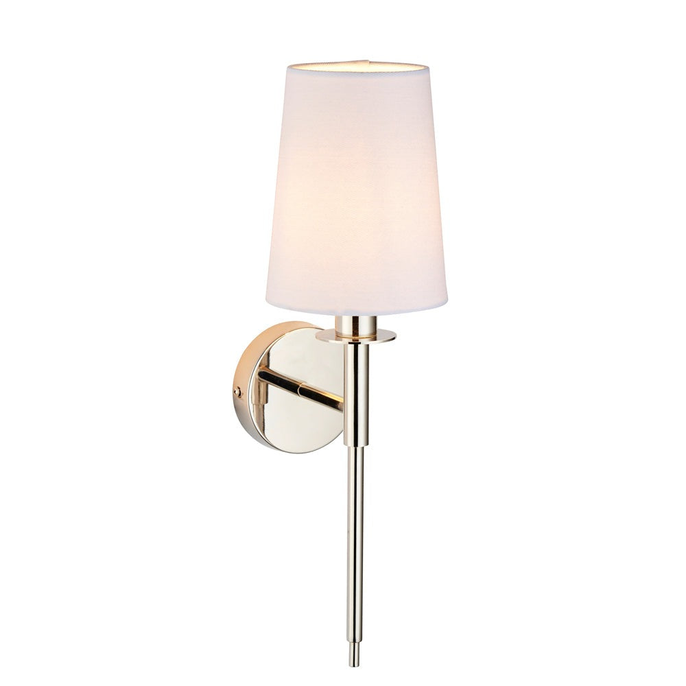 Product photograph of Olivia S Sadie Wall Light In Nickel from Olivia's.