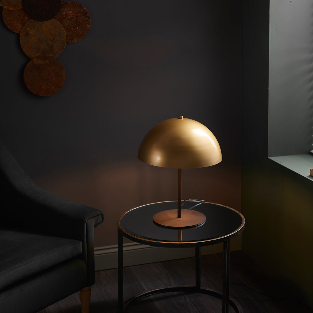 Product photograph of Olivia S Morgan Table Lamp In Gold from Olivia's.